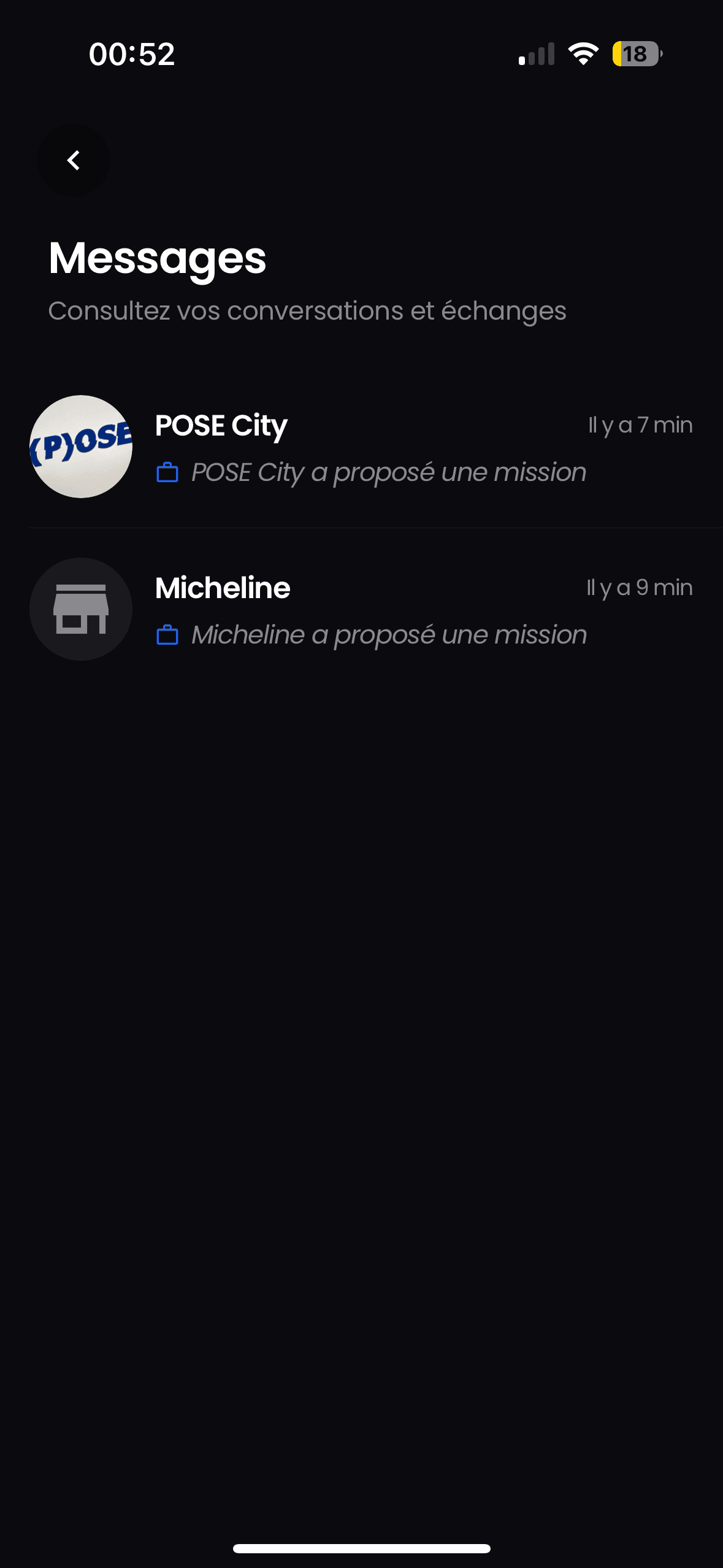 Messagerie Servido - Communique directement avec les commerces et freelances - Communiquez avec les commerces