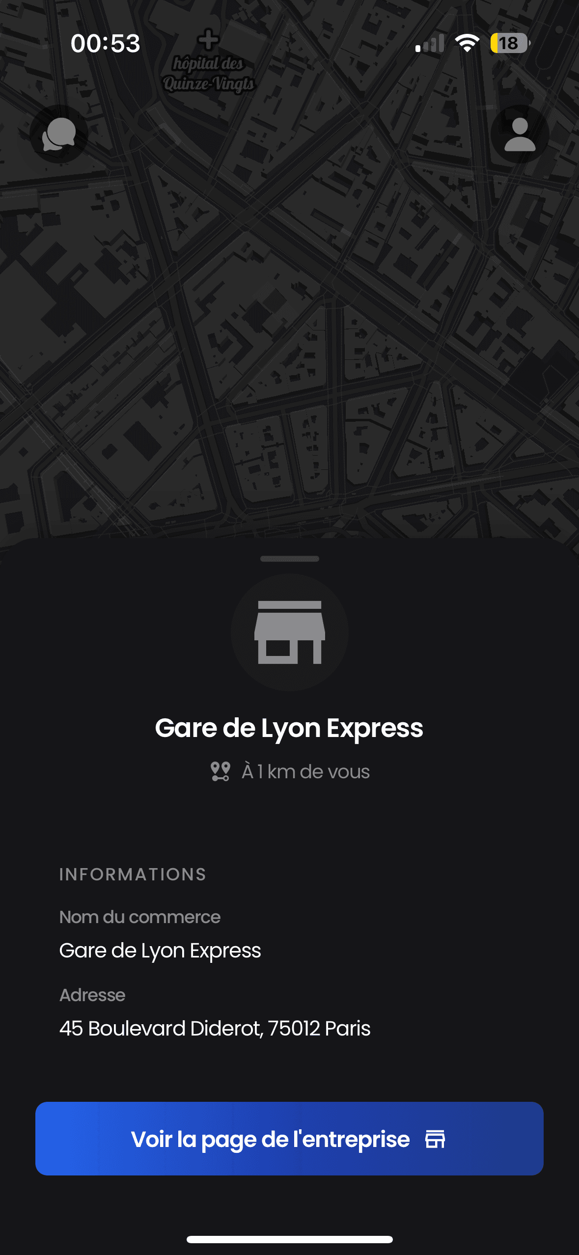 Historique Servido - Consulte l'historique de tes missions et paiements - Explorez les commerces aux alentours